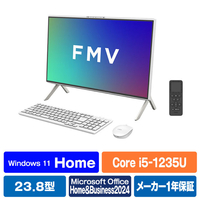 富士通 一体型デスクトップパソコン FMV Desktop F ホワイト FMVF55K1WA