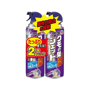 アース製薬 クモの巣消滅ジェット 450mL 2本パック F048561-イメージ1