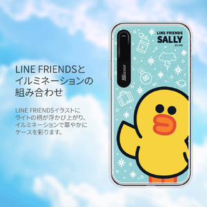 LINE FRIENDS iPhone 11用LIGHT UP CASE ベーシック チョコ KCE-CSA021-イメージ9