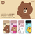 LINE FRIENDS iPhone 11用LIGHT UP CASE ベーシック チョコ KCE-CSA021-イメージ3