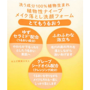 クラシエ ナイーブ メイク落とし洗顔フォーム ゆずセラミド配合 200g FCU3190-23-イメージ4