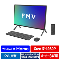 富士通 一体型デスクトップパソコン e angle select FMV Desktop F ブラック FMVF75K1B4