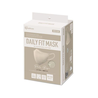 アイリスオーヤマ DAILYFITMASK立体 ふつう 30枚入 ペールベージュ FCU8467-RK-F30SXQ