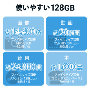 エレコム データ復旧SDXCカード(UHS-I U3 V30) MF-FS128GU13V3R-イメージ7