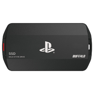 バッファロー PlayStation(R)5 公式ライセンス商品 ポータブルSSD 高速モデル4TB ブラック SSD-PHO4.0U3-B-イメージ1