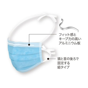 ARメディコム・インク・アジアリミテッド ARメディコム/セーフマスク タイオンマスク ふつうサイズ 50枚 FC877NN-MED002000B-イメージ2