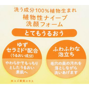 クラシエ ナイーブ 洗顔フォーム ゆずセラミド配合 130g FCU3194-22-イメージ4